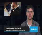 Coca-Cola reported quarterly earnings and revenue that beat analysts&#39; estimates. Earnings per share were above estimates at 72 cents adjusted, while revenue was above estimates at &#36;11.30 billion. Coca-Cola raised its full-year outlook for organic revenue growth to 8 to 9%. Coke&#39;s global unit case volume rose by 1%, while its North American volume remained unchanged for the quarter. Coke&#39;s sparkling soft drinks and juice, dairy, and plant-based drinks segments saw a 2% increase in volume during the quarter, driven by strong demand in North America.