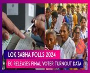 On April 30, the Election Commission (EC) said that a voter turnout of 66.14 per cent was recorded in phase one &amp; 66.71 per cent in phase two of the ongoing Lok Sabha polls. The Congress, CPI-M and TMC questioned the EC over the delay in announcing the final voter turnout figures, 11 days after the first round of polling on April 19. As per the EC, in phase one of the elections, 66.22 per cent of male and 66.07 female electors turned up to vote. Turnout for registered third-gender voters stood at 31.32 per cent. Watch the video to know more.