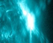 NASA&#39;s Solar Dynamics Observatory captured sunspot AR3386 blast a long-duration X1.6-class solar flare and X1 flare. Seetime-lapses of the flares in multiple wavelengths. &#60;br/&#62;&#60;br/&#62;Credit Space.com &#124; footage courtesy: NASA/SDO/Helio Viewer&#124; edited by Steve Spaleta