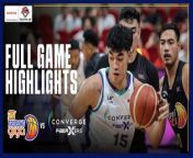 PBA Game Highlights: Converge heads to the exit door with a stunner over TNT from tnt series ao vivo