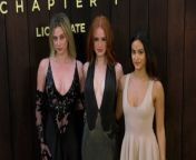 https://www.maximotv.com &#60;br/&#62;B-roll footage: Lili Reinhart, Madelaine Petsch, Camila Mendes attend the Lionsgate world premiere of &#39;The Strangers: Chapter 1&#39; at Regal DTLA in Los Angeles, California, USA, on Wednesday, May 8, 2024. This video is only available for editorial use in all media and worldwide. To ensure compliance and proper licensing of this video, please contact us. ©MaximoTV