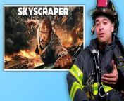 Firefighter Anthony Martinez rates depictions of fires and firefighting scenes in movies and TV shows. He judges the realism of the apartment-building fires portrayed in &#92;