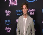 https://www.maximotv.com &#60;br/&#62;B-roll footage: Actor Damian Hardung (James Beaufort) on the black carpet for Prime Video&#39;s &#92;