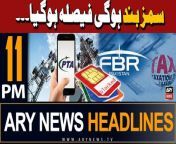 #fbr #nonfilers #mobilesims #tax#headlines &#60;br/&#62;&#60;br/&#62;-Poliovirus spreading rapidly in Pakistan&#60;br/&#62;&#60;br/&#62;-Islamabad airport hosts inaugural hajj flight ceremony&#60;br/&#62;&#60;br/&#62;-Punjab decides to cancel wheat procurement policy: sources&#60;br/&#62;&#60;br/&#62;-Faisal Karim Kundi warns Gandapur against ‘eyeing’ Governor House&#60;br/&#62;&#60;br/&#62;Follow the ARY News channel on WhatsApp: https://bit.ly/46e5HzY&#60;br/&#62;&#60;br/&#62;Subscribe to our channel and press the bell icon for latest news updates: http://bit.ly/3e0SwKP&#60;br/&#62;&#60;br/&#62;ARY News is a leading Pakistani news channel that promises to bring you factual and timely international stories and stories about Pakistan, sports, entertainment, and business, amid others.