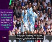 Manchester City boss Pep Guardiola says &#39;there&#39;s no tiredness&#39; in his squad after thumping Fulham 4-0