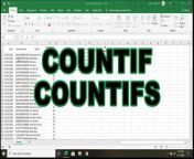 COUNTIFS in Excel is one of the more powerful tools you can learn to use. It is just another way to work smarter and not harder. In this video, I’ll show you how to use the two most popular versions of the COUNTIF formula in Excel, along with one really cool bonus tip: &#60;br/&#62;&#60;br/&#62;• COUNTIF based on one item/criteria&#60;br/&#62;• COUNTIFS based on multiple criteria ranges and Criteria&#60;br/&#62;• BONUS COUNTIFS using the Less than or Greater than feature in Excel