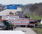 What do we know about the German #bus crash that has left at least five dead? CGTN’s Peter Oliver reports.&#60;br/&#62;#Germany