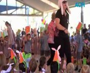 Oxley Vale Public School students show off their Easter hats during the school&#39;s annual parade on Thursday, March 28. Video by Gareth Gardner