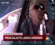 Tom Costello and Willie Geist react live to the separation of the Virgin Galactic crew&#39;s Unity spaceship from the mothership, on its way to the edge of space.
