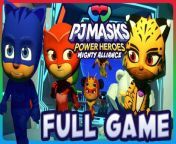 PJ Masks Power Heroes : Mighty Alliance FULL GAME 100% Longplay (PS5, PS4) from hero girigan