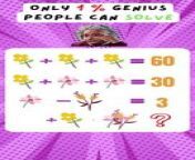 IQ Test Only Genius can solve part 11 #quiz #iqtest from yunojezk iq