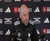 Manchester United boss Erik Ten Hag on Utd injuries including the possible return of Lautaro Martinez, top four aspirations and Brentford trip&#60;br/&#62;&#60;br/&#62;Carrington training centre, Manchester, UK